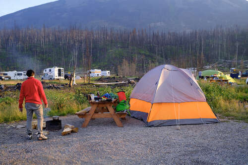Camping in Jasper