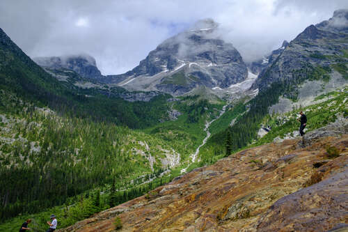 Climbing The Red Rock