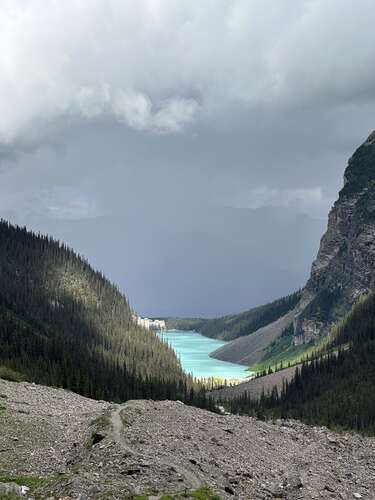 Weather changes rapidly in the mountains