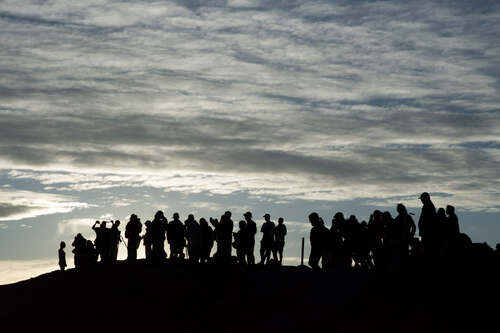 When the artist becomes part of the art