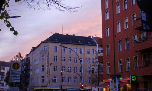 Sunset in Neukölln